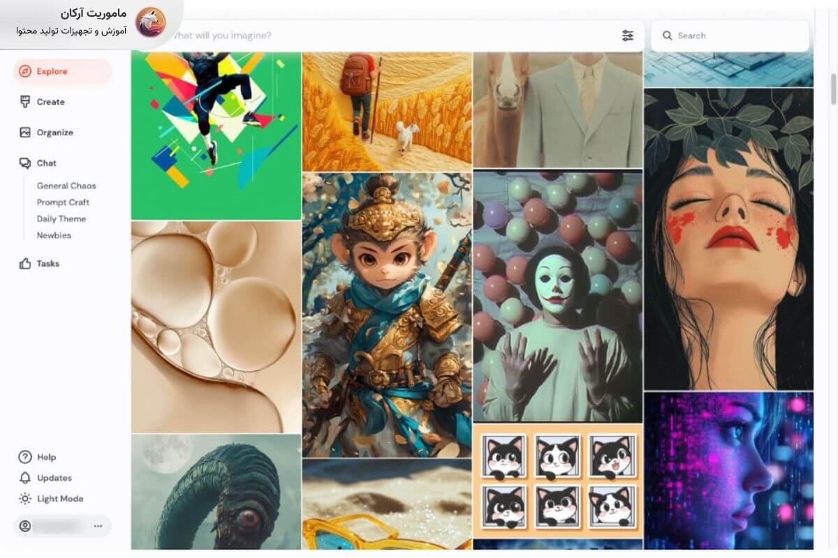 هوش مصنوعی مدجرنی برای تولید عکس و تولید محتوا